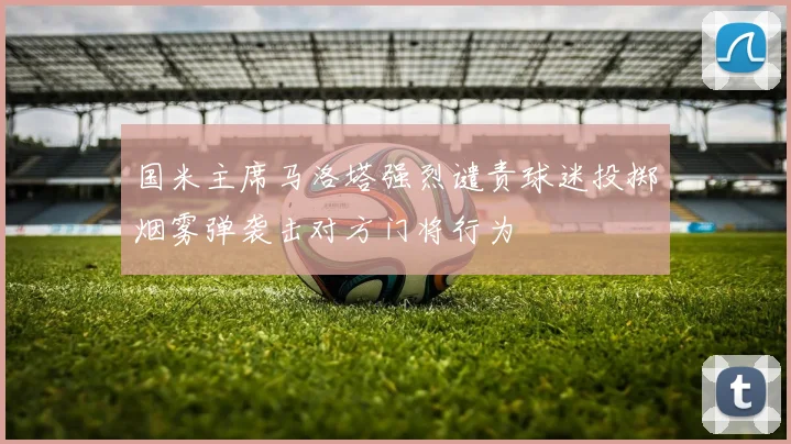 国米主席马洛塔强烈谴责球迷投掷烟雾弹袭击对方门将行为